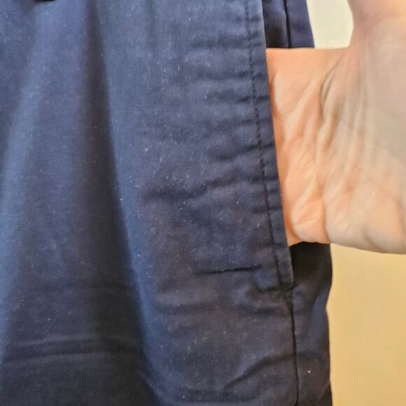 Old Navy Straight Built In Flex Navy Pants Size 32x30 Mens Preppy Casual - Picture 3 of 9